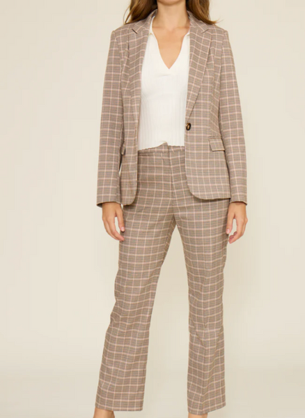 Penelope Plaid Blazer Pants Set
