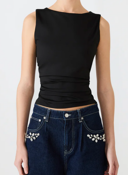 Sydney Side Ruched Top