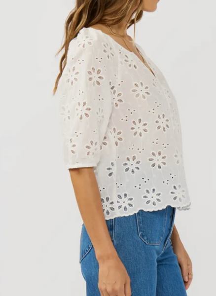 Isla Eyelet Top
