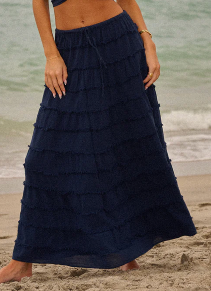 Blair Tiered Cotton Skirt