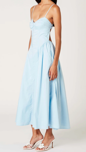Irena Open Back Midi Dress