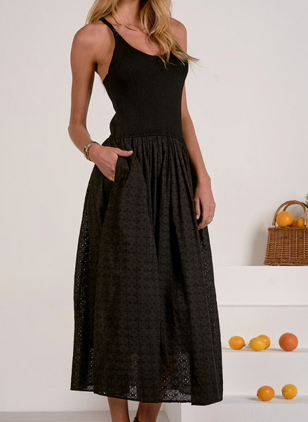 Ember Eyelet Midi Dress