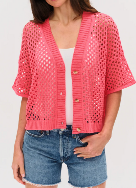 June Open Knit Cardigan/Top