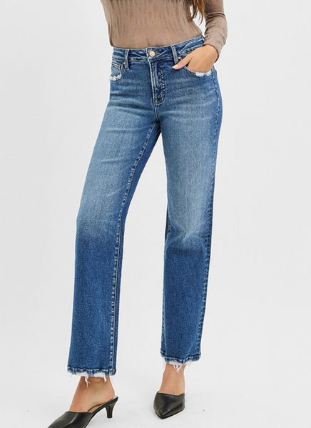 Kaden Ankle Straight Leg Jeans