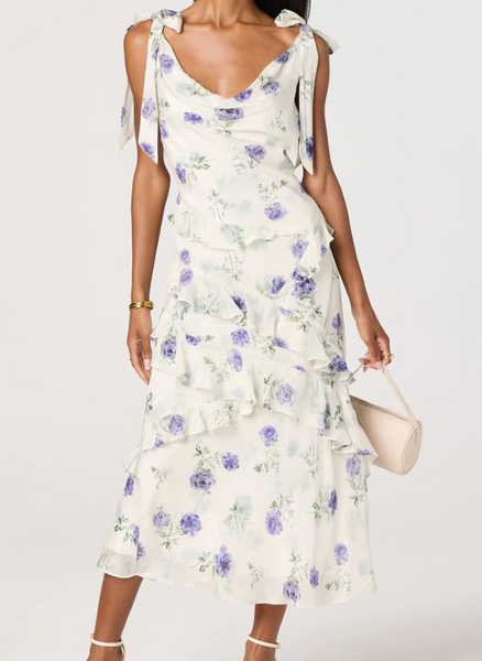Florence Floral Midi Dress