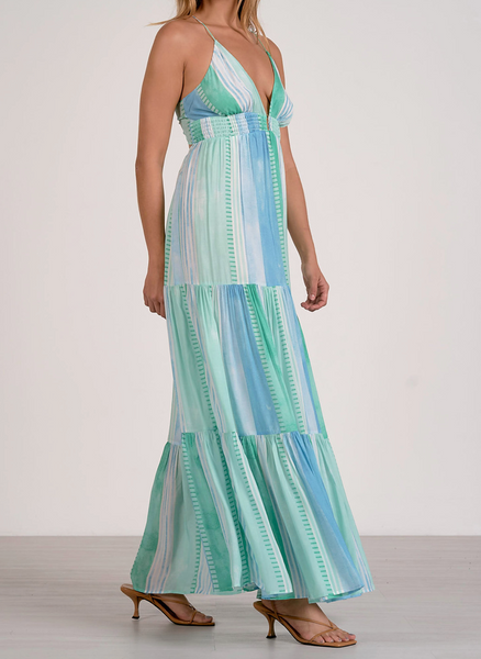 Lumi Color Block Maxi Dress
