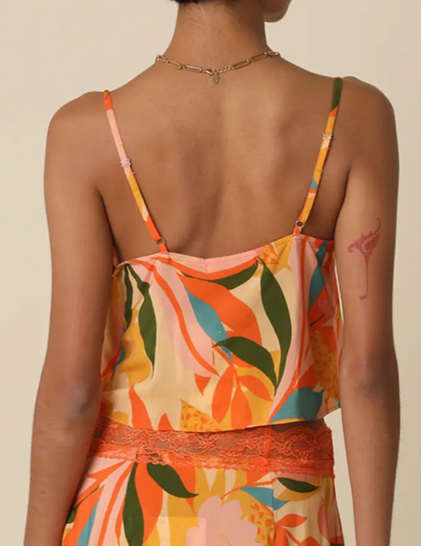 Nia Print Midi Skirt Set