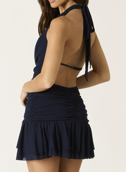 Ameli Cowl Neck Mini Dress
