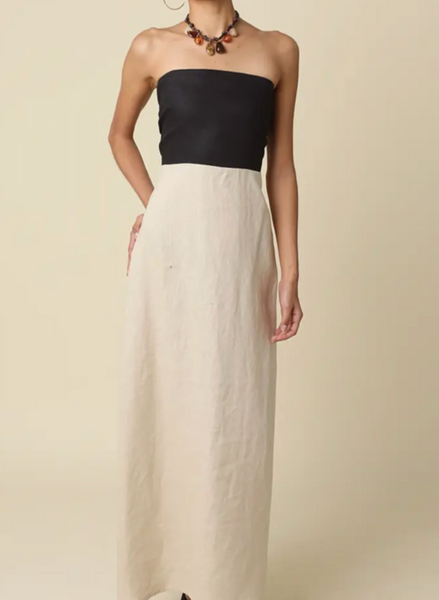 Julia Color Block Maxi Dress