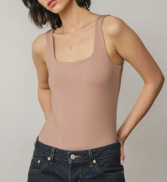 Leah Square Neck Bodysuit