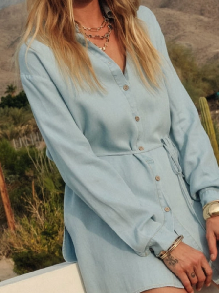 Bowie Tencel Shirt Dress/Romper