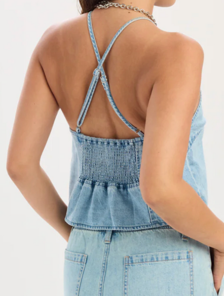 Tia Denim Top