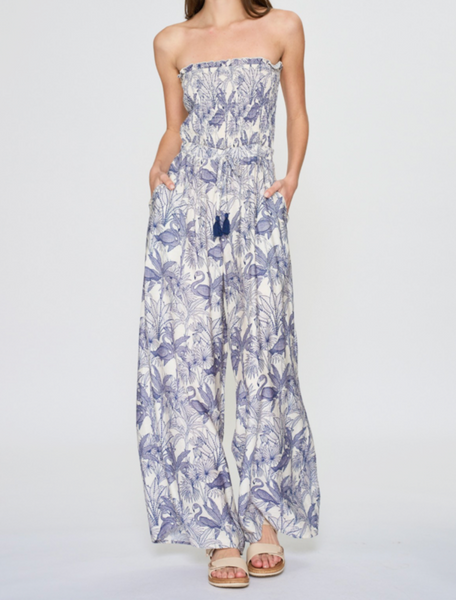 Shelly Strapless Smock Jumpsuit