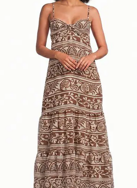 Frances Print Midi Dress