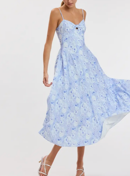Julia Knot Front Midi Dress