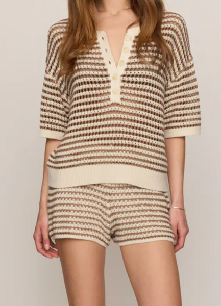 Adelaid Crochet Stripe Set