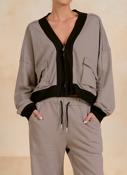 Cassie Color Block Cardigan
