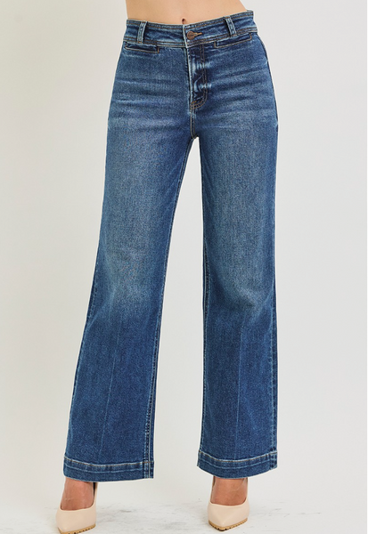 Ragan Straight Leg Welt Pocket Jeans