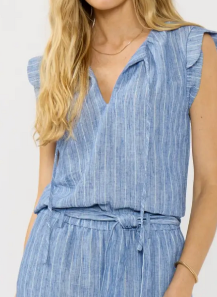 Grace Stripe  Pants Set