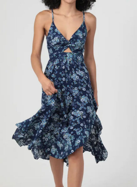 Hannah Floral Midi Dress