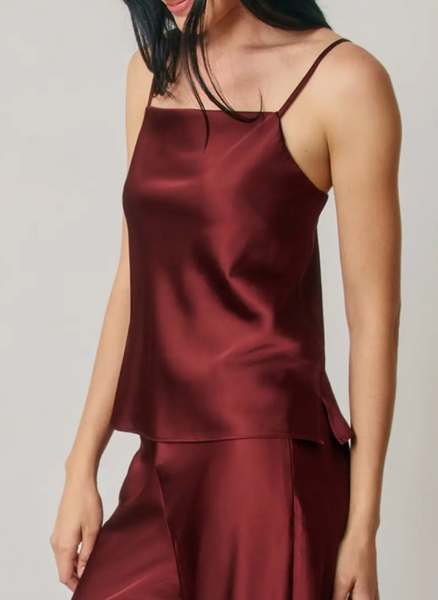 Charlene  Silky Cami Pants Set