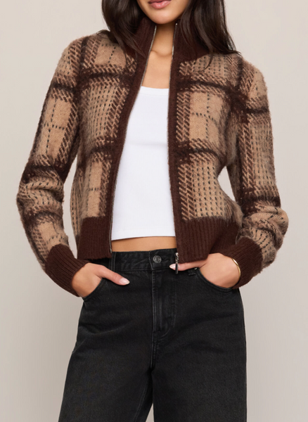 Evan Plaid Cardigan/Jacket