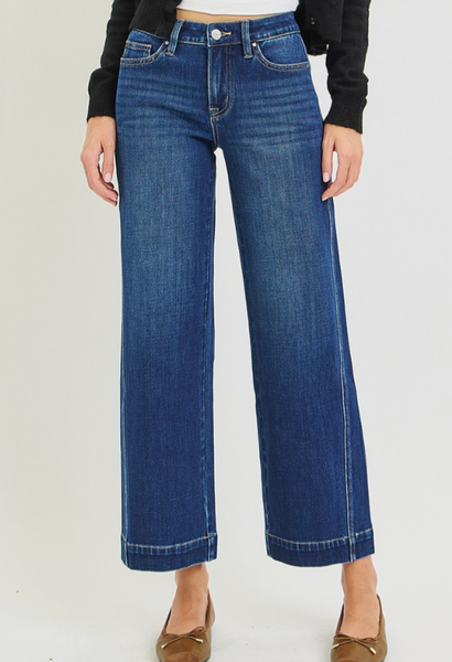 Rowan Mid Rise Cropped Jeans