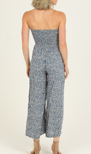 Daisy Strapless Smock Jumpsuit