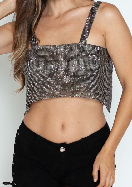 Jess Diamond Crop Top