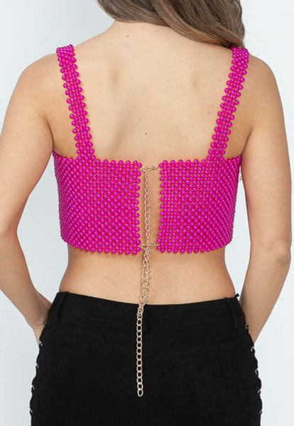 Pia Square Pear Crop Top