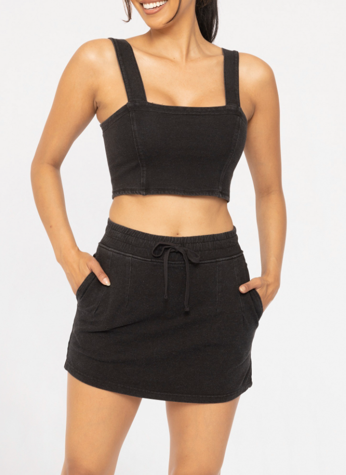 Lexie Crop Top Skort Set