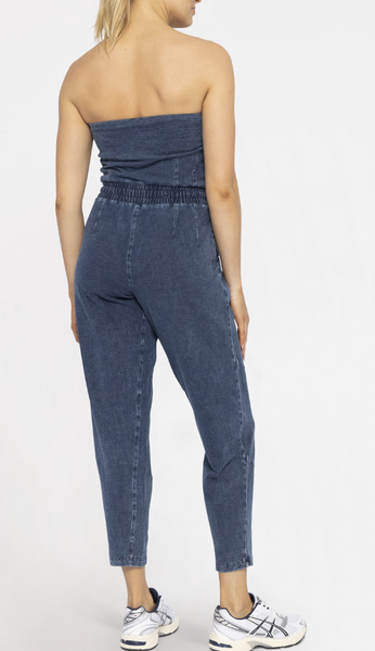 Casey Stretchy Strapless Jumpsuit