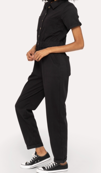 Kelsey Utility Short Sleeve Jumpsuit