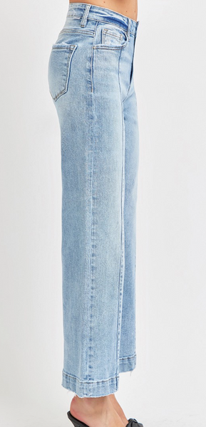 Meg Tie Belt Straight Leg Jeans