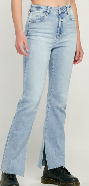 Logan Side Slit Bell Bottom Jeans