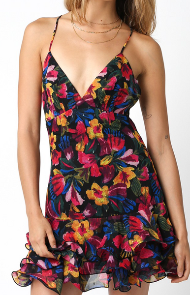 Lana Floral Strappy Back Dress