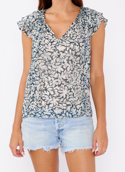 Fiona Floral Print Top