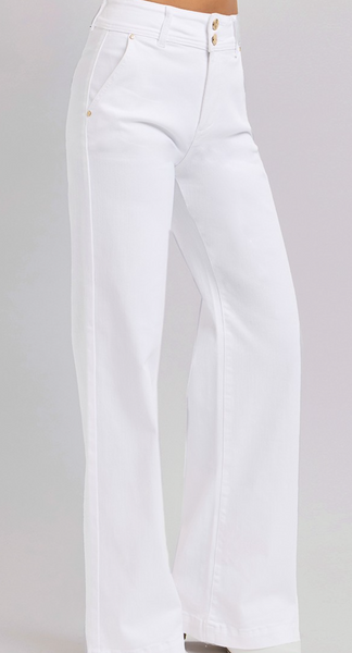 Jadyn High Rise  Denim Trousers