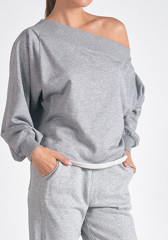 Becca Off Shoulder Pullover