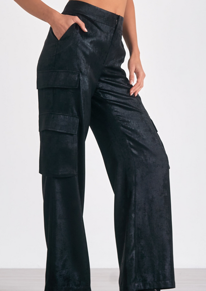 Valentina Metallic Cargo Pants