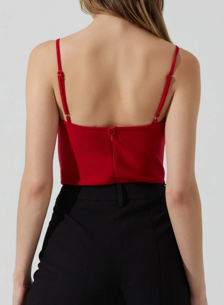 kira Bow Bustier Top