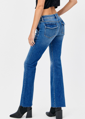 Peggie Flare Patch Pocket Jeans