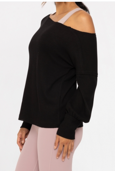 Mollly Off Shoulder LS Top