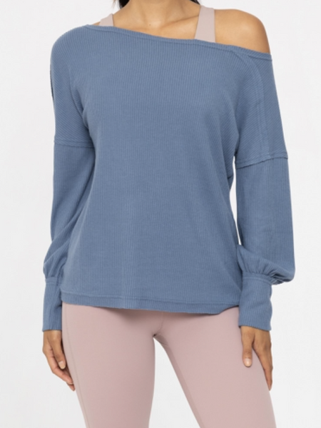 Mollly Off Shoulder LS Top