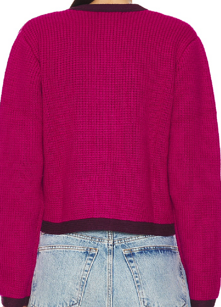 Farah Color Block Cardigan