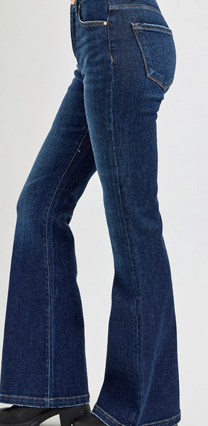 Landon Tummy Control High Rise Flare Jeans