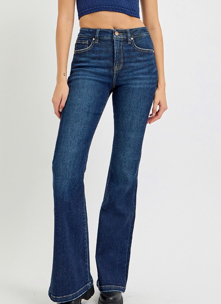 Landon Tummy Control High Rise Flare Jeans