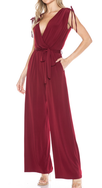 Emily Surplice Jumpsuit