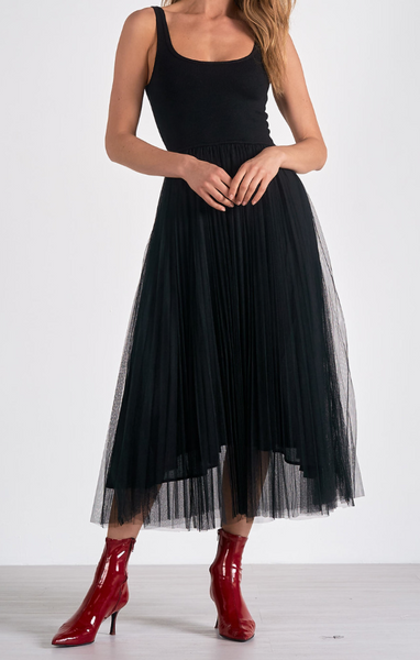 Cindy Tulle Midi Dress