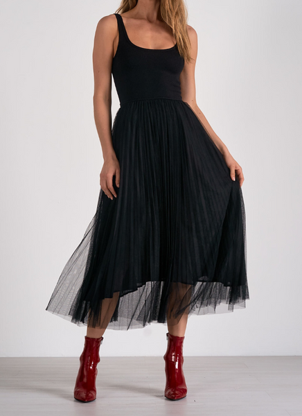 Cindy Tulle Midi Dress